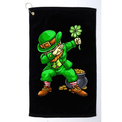 St Patricks Day Dabbing Leprechaun Dab Dance Golf Towel