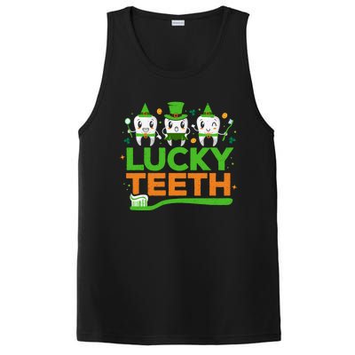 St Patrick Dentist Teeth Dental Rdh Saint Patricks Day Cool Gift PosiCharge Competitor Tank