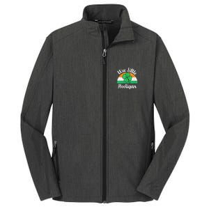 St Patricks Day Wee Little Hooligan Boy Funny Core Soft Shell Jacket