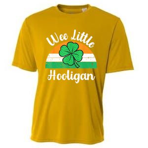 St Patricks Day Wee Little Hooligan Boy Funny Cooling Performance Crew T-Shirt