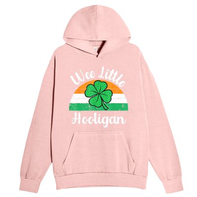 St Patricks Day Wee Little Hooligan Boy Funny Urban Pullover Hoodie