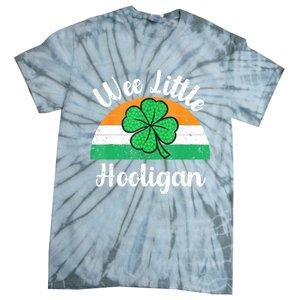 St Patricks Day Wee Little Hooligan Boy Funny Tie-Dye T-Shirt