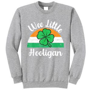 St Patricks Day Wee Little Hooligan Boy Funny Sweatshirt