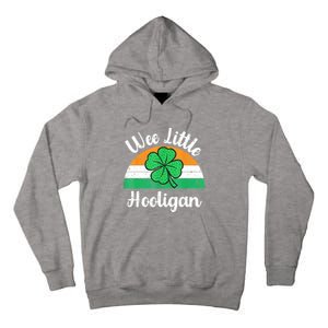 St Patricks Day Wee Little Hooligan Boy Funny Tall Hoodie