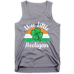 St Patricks Day Wee Little Hooligan Boy Funny Tank Top