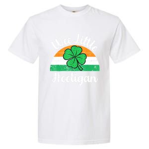 St Patricks Day Wee Little Hooligan Boy Funny Garment-Dyed Heavyweight T-Shirt