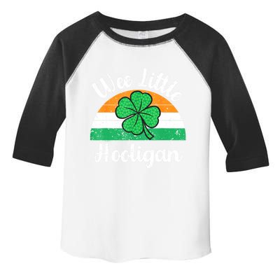 St Patricks Day Wee Little Hooligan Boy Funny Toddler Fine Jersey T-Shirt