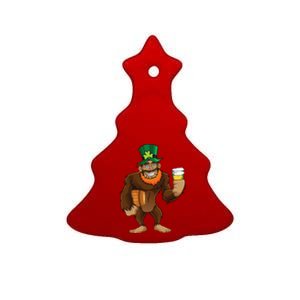 St Patrick's Day Brewer Bigfoot Ceramic Tree Ornament