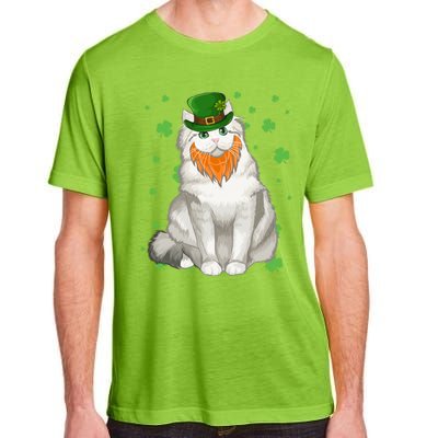 St Patricks Day Ragamuffin Cat Shamrock Gift Meaningful Gift Adult ChromaSoft Performance T-Shirt