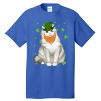 St Patricks Day Ragamuffin Cat Shamrock Gift Meaningful Gift Tall T-Shirt