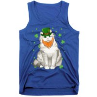 St Patricks Day Ragamuffin Cat Shamrock Gift Meaningful Gift Tank Top