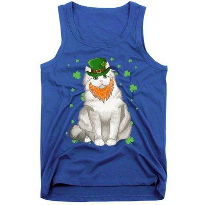 St Patricks Day Ragamuffin Cat Shamrock Gift Meaningful Gift Tank Top