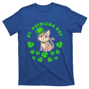 Saint Patrick's Day Cat Shamrock St Paddy Ireland Kitten Gift T-Shirt