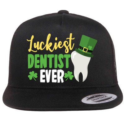 St Patricks Day Lucky Dentist Leprechaun Hat Shamrock Gift Flatbill Hat