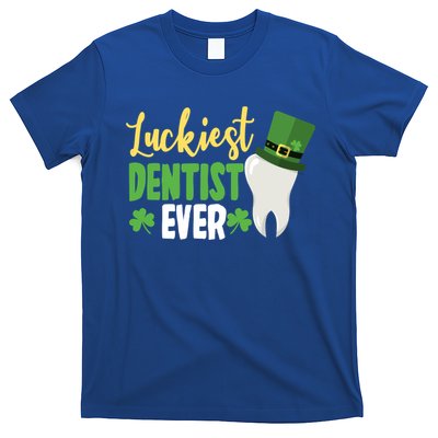 St Patricks Day Lucky Dentist Leprechaun Hat Shamrock Gift T-Shirt