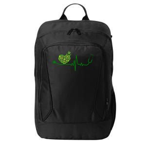 St Patricks Day Heartbeat Nurse City Backpack