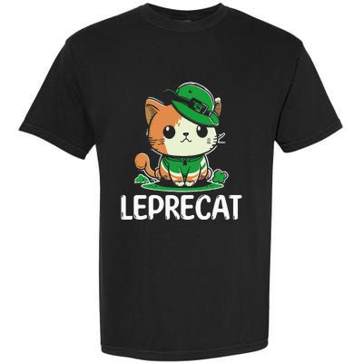 St Patricks Day Parade leprecat Funny irish cat Garment-Dyed Heavyweight T-Shirt