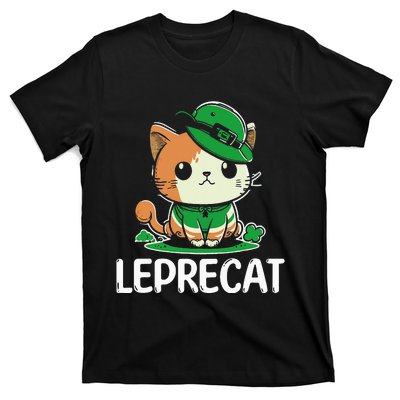 St Patricks Day Parade leprecat Funny irish cat T-Shirt