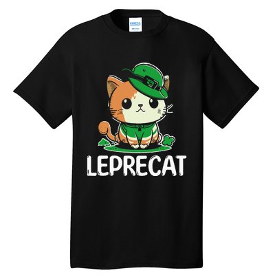 St Patricks Day Parade leprecat Funny irish cat Tall T-Shirt