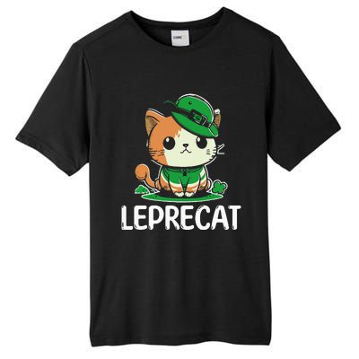 St Patricks Day Parade leprecat Funny irish cat Tall Fusion ChromaSoft Performance T-Shirt