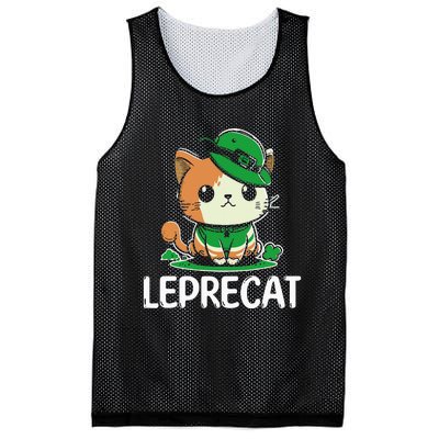 St Patricks Day Parade leprecat Funny irish cat Mesh Reversible Basketball Jersey Tank