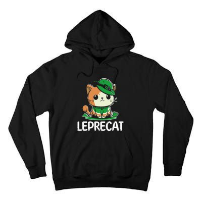 St Patricks Day Parade leprecat Funny irish cat Tall Hoodie