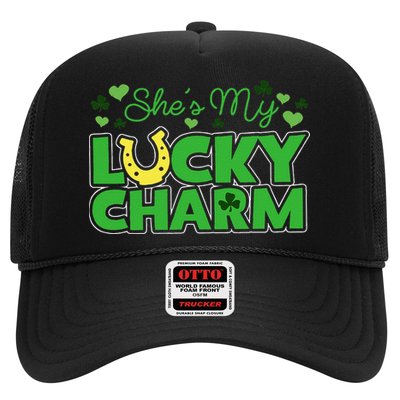 St. Patrick's Day Irish Shamrock Gift She's My Lucky Charm Trucker Hat