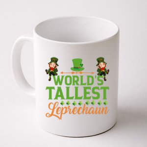 St Patricks Day Funny World's Tallest Leprechaun Gift Coffee Mug