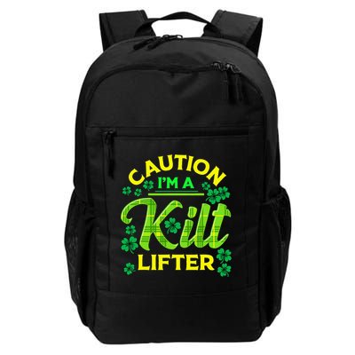 St Patrick's Day Caution I'm A Kilt Lifter Backpack