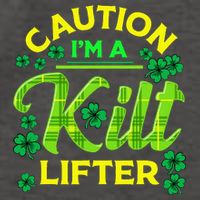 St Patrick's Day Caution I'm A Kilt Lifter Vector Backpack