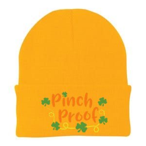 Saint Patrick's Day Pinch Proof Paddy's Day March 17 Design Love Cute Knit Cap Winter Beanie