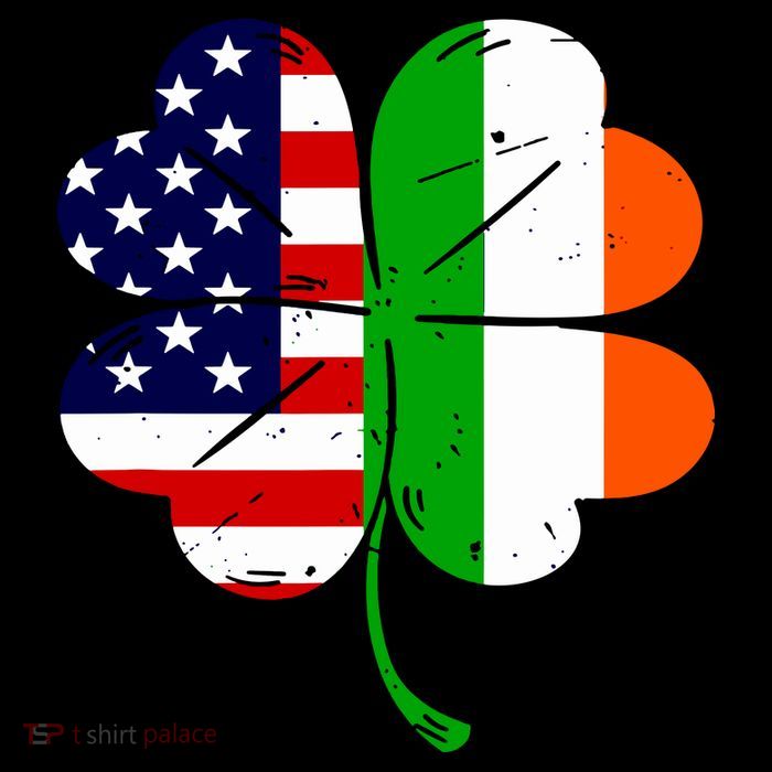 St Patricks Day Irish American Flag Flatbill Hat