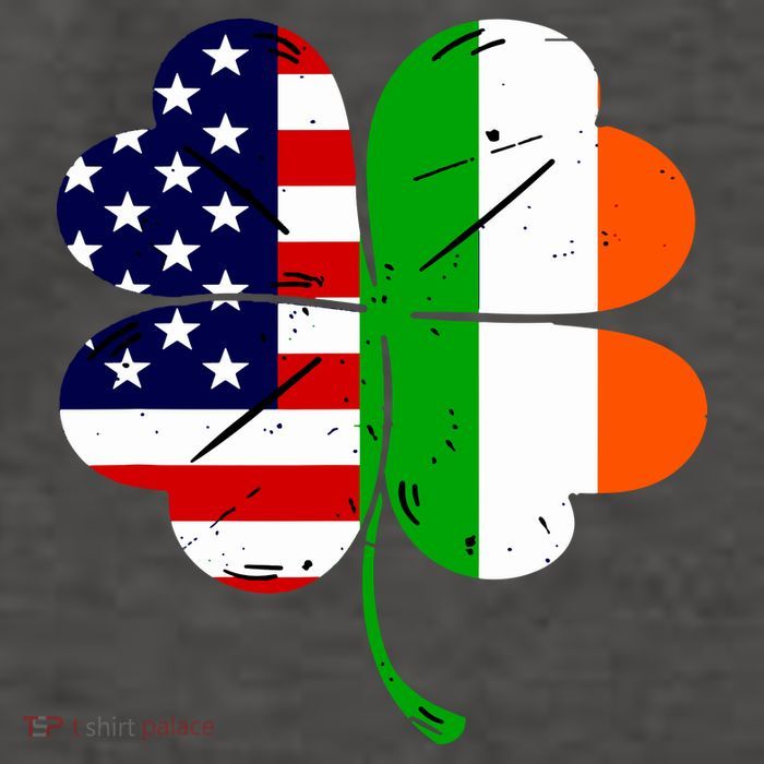 St Patricks Day Irish American Flag Vector Backpack