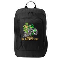 St Patrick Day Motorcycle Bike Biker Rider Plus Size City Backpack
