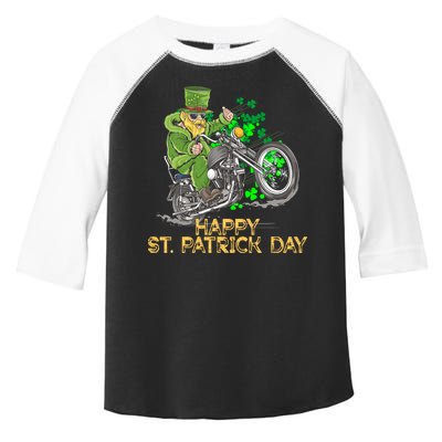 St Patrick Day Motorcycle Bike Biker Rider Plus Size Toddler Fine Jersey T-Shirt