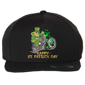 St Patrick Day Motorcycle Bike Biker Rider Plus Size Wool Snapback Cap