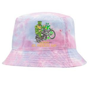 St Patrick Day Motorcycle Bike Biker Rider Plus Size Tie-Dyed Bucket Hat