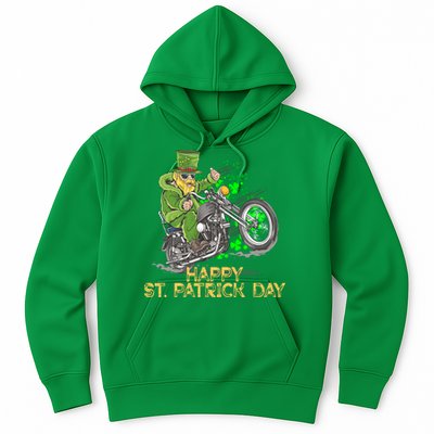 St Patrick Day Motorcycle Bike Biker Rider Plus Size Hoodie