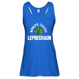 St Patrick's Day World's Tallest Leprechaun Cute Gift Ladies Essential Flowy Tank