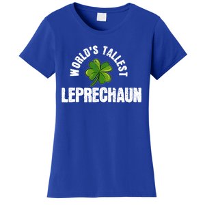 St Patrick's Day World's Tallest Leprechaun Cute Gift Women's T-Shirt