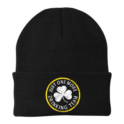 St Patricks Day Just One More Drinking Team Irish Shamrock Gift Beanie