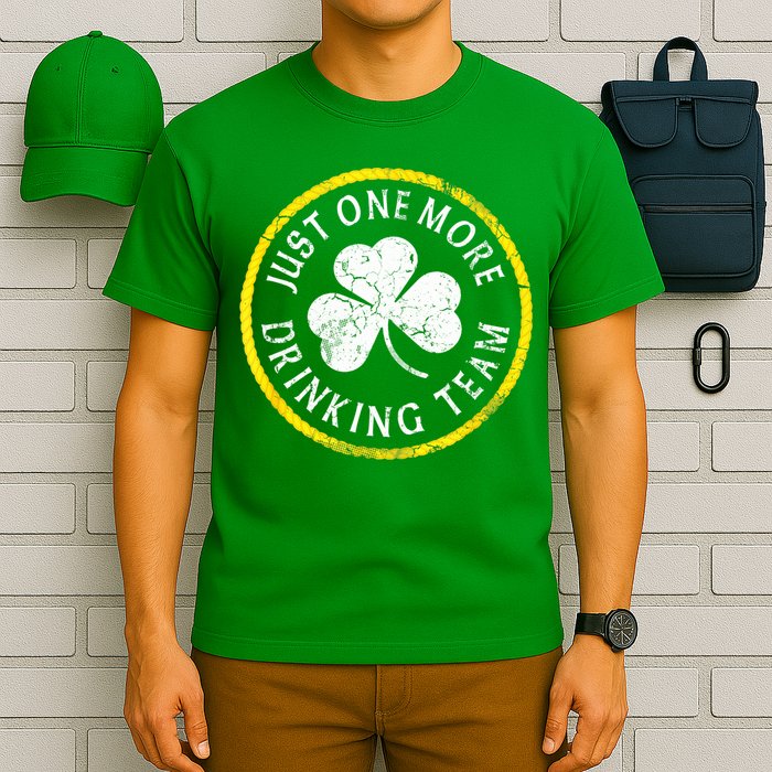 St Patricks Day Just One More Drinking Team Irish Shamrock Gift T-Shirt
