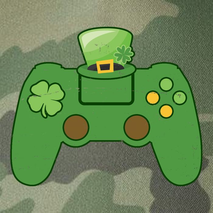 St Patrick's Day Gaming Controller Legacy Tie Dye Trucker Hat