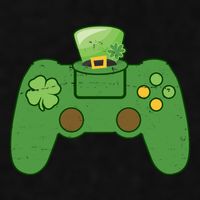 St Patrick's Day Gaming Controller Ladies PosiCharge Tri-Blend Wicking Tank