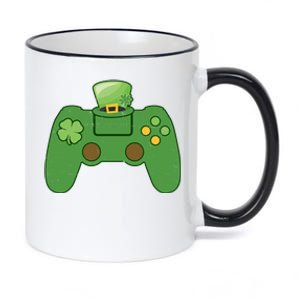 St Patrick's Day Gaming Controller 11oz Black Color Changing Mug