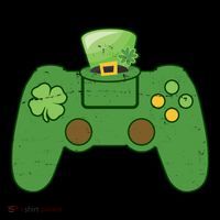 St Patrick's Day Gaming Controller City Backpack