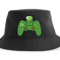 St Patrick's Day Gaming Controller Sustainable Bucket Hat
