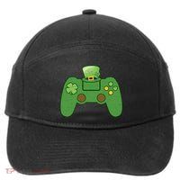 St Patrick's Day Gaming Controller 7-Panel Snapback Hat