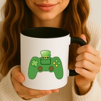St Patrick's Day Gaming Controller Mug