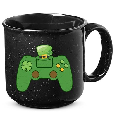 St Patrick's Day Gaming Controller 15oz Campfire Ceramic Mug